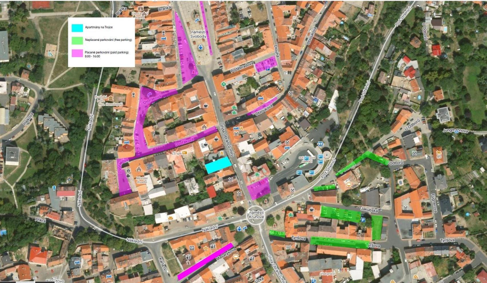 Apartmany Na Trojce Жатец Экстерьер фото